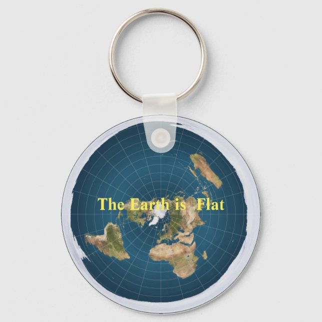 Platt jord nyckelring (Framsida)