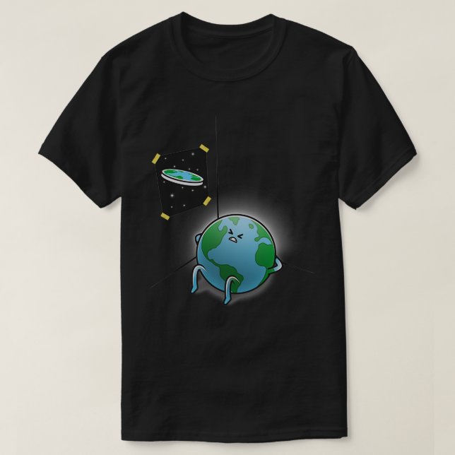 Platt jord-workout 2 t shirt (Design framsida)