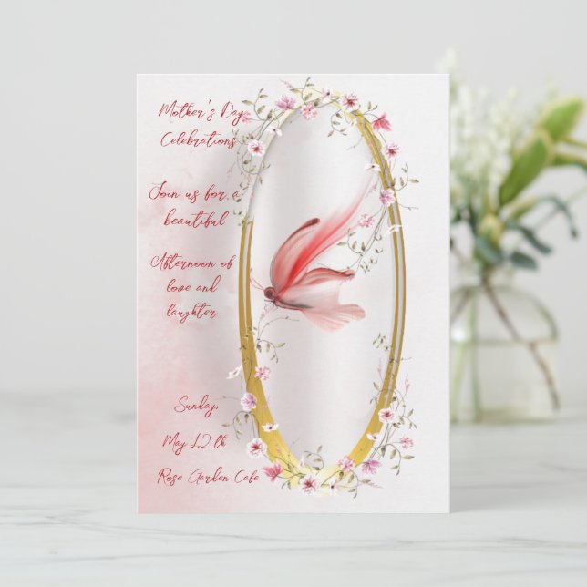 Platt julkort  (Stående Fram)