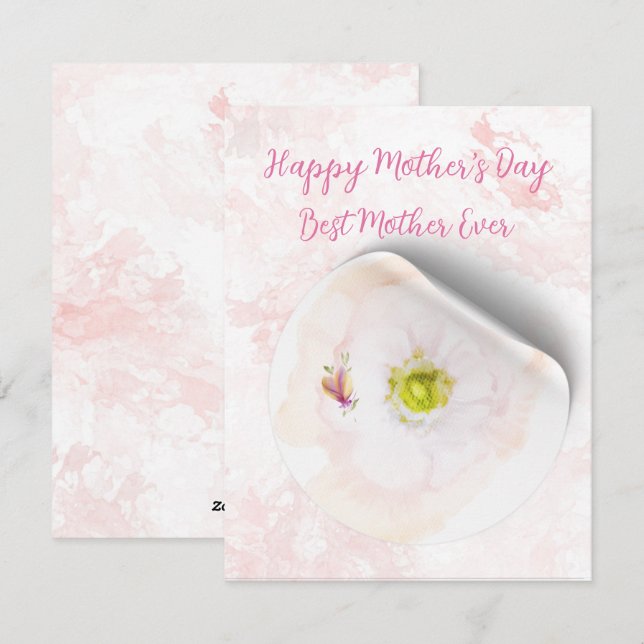 Platt julkort  (Fram/baksida)