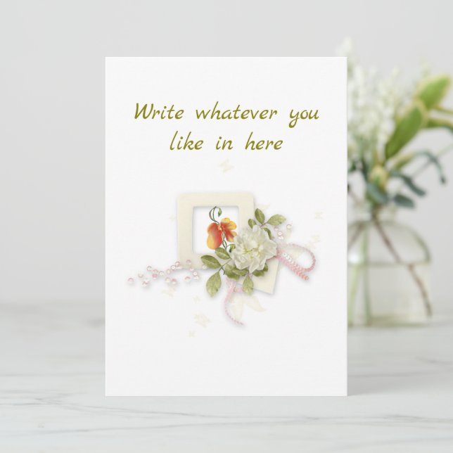 Platt Julkort (Stående Fram)