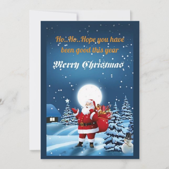 Platt julkort (Framsida)