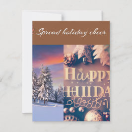 Platt julkort, Storlek: 10,8 cm x 14 cm, Papper: M Julkort