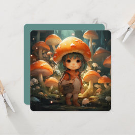 Platt kort för klumpsvampar