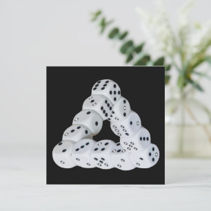 Platt kort för optisk illusion