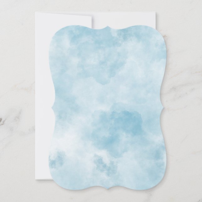 Platt kort - huvud i CLOUDS (Framsida)