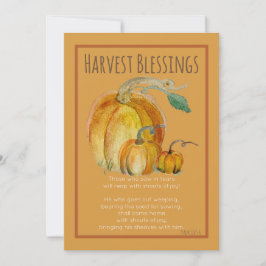 Platt kort (nedladdningsbart): Pumpkin Harvest Ble