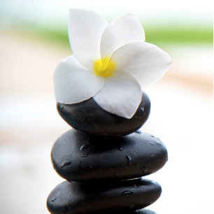 Platt kort, Zen Stones, Balance, Meditation, vit Tack Kort