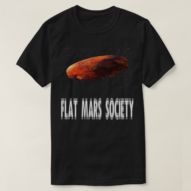 platt mars-samhälle 57 t shirt (Design framsida)