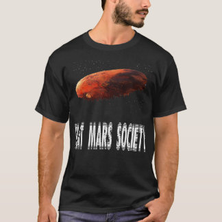 platt mars-samhälle 57 t shirt