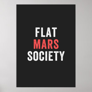 platt marssamhälle poster