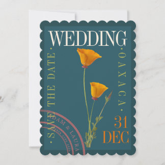 Platt Save The Date-kort Spara Datumet