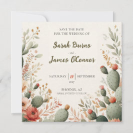 Platt Save The Date-kort Spara Datumet