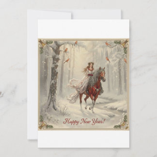 Platt Semestkort Julkort