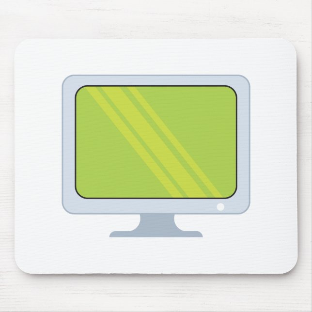 platt skärm PC-skärm vektor design Musmatta (Framsidan)