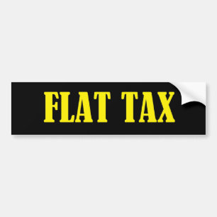 Platt Skatt Klistermärke