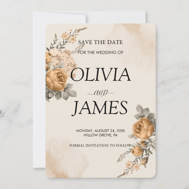 Platt Spara Datum-kort Datumet (Framsida)