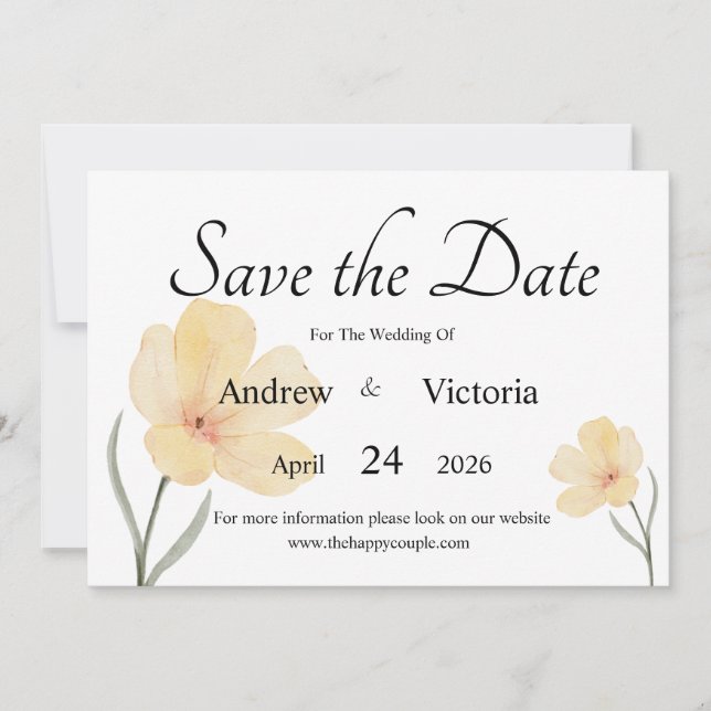 Platt Spara Datum-kort Spara Datumet (Framsida)