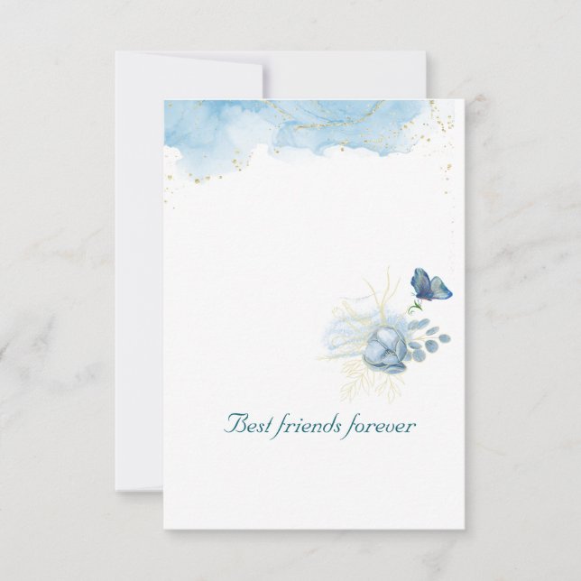 Platt tack, kort (Framsida)