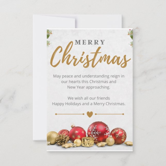 Platt tackkort tack kort (Framsida)