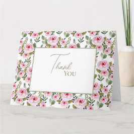 Platt tacksamhetskort bröllopsfest. tack kort