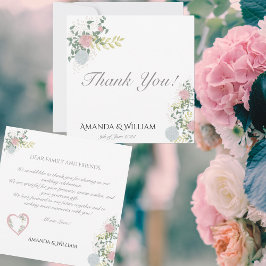 Platt Tacksamhetskort Tack Kort