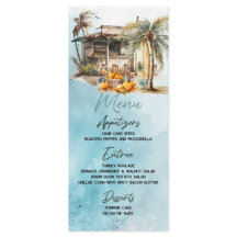 Platt Thanksgiving för båge-meny