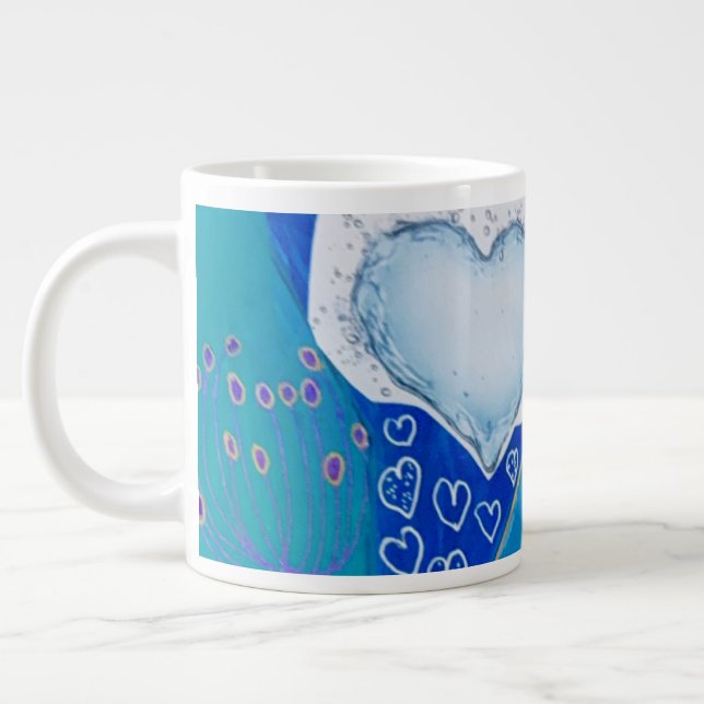 Platt vykort jumbo mugg (Vänster)