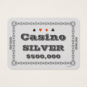 Platta $500K (100ct) för chip för Visitkort