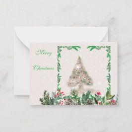 Platta anteckningskort 