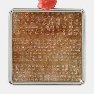 Platta av Darius mig 550-500 BC Julgransprydnad Metall