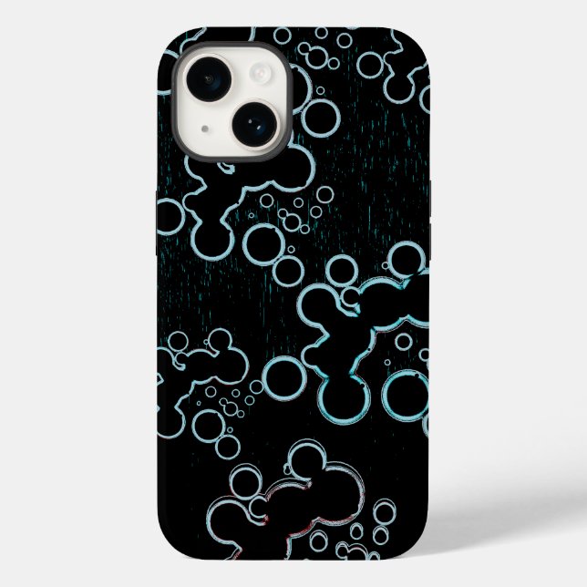 Platta bubblor B Fodral-Mate iphone case (Baksida)