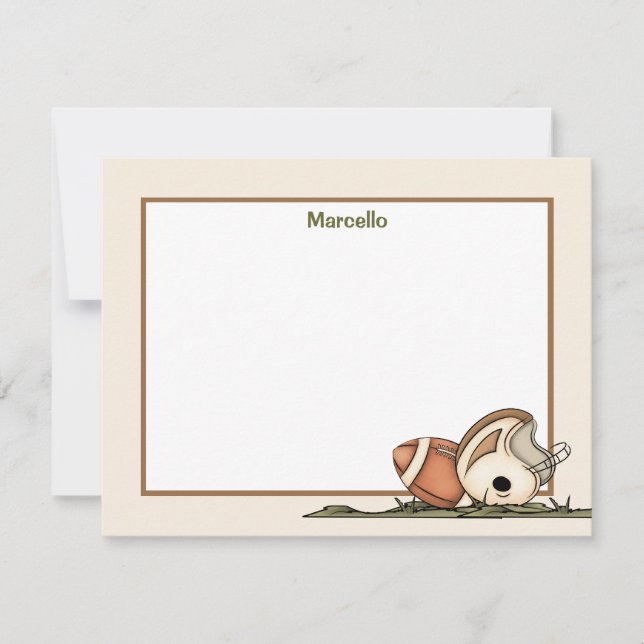 Platta fotbolls-EM Anteckningskort (Framsida)