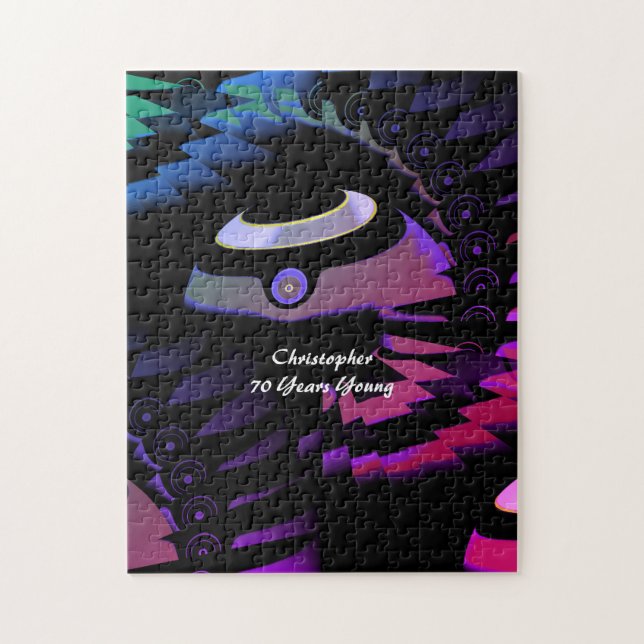 Platta Gröntar Pussel (Vertikal)