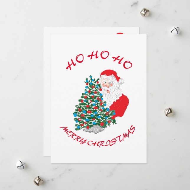 Platta Helgdag: God jul Julkort (Fram/Back In Situ)