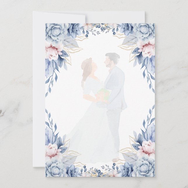 Platta inbjudningsmallar inbjudningar (Framsida)