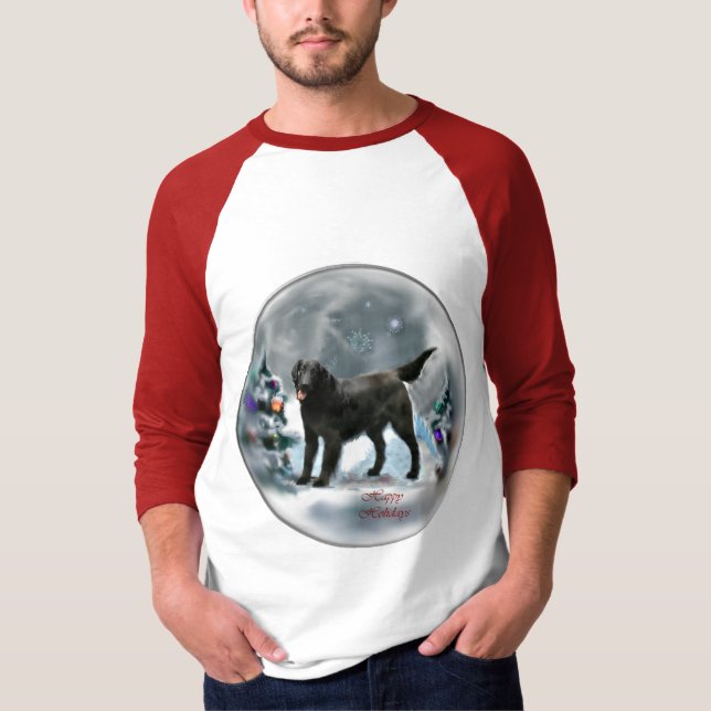 Platta Jackat julklappar för återgivning T-shirt (Framsida)