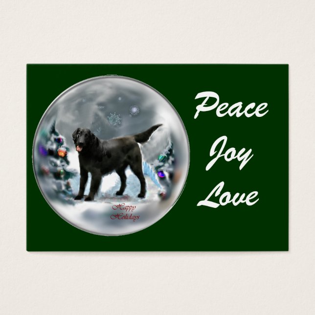 Platta Jackat julklappar för återgivning Visitkort (Framsidan)