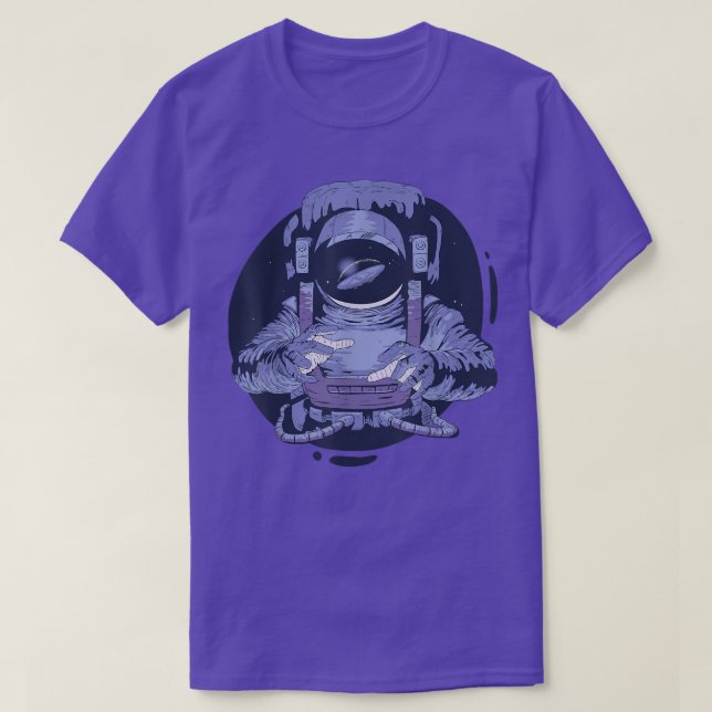 Platta jordsamhället som en konspirationsteori t shirt (Design framsida)