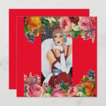 Platta kort 10 Röd(Snö Bird) RFPMDesigns ©️ 2024