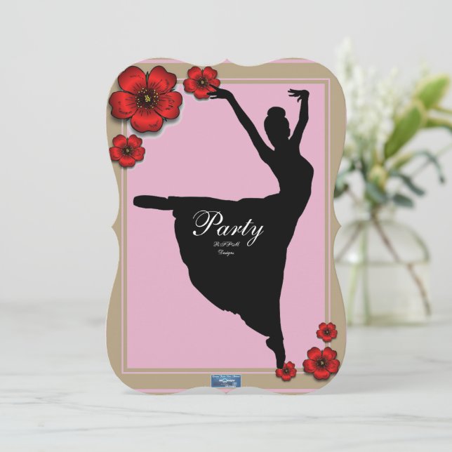 Platta kort 1 Lilac(BalletFlowers)RFPMDesigns ©️ 2 (Stående Fram)