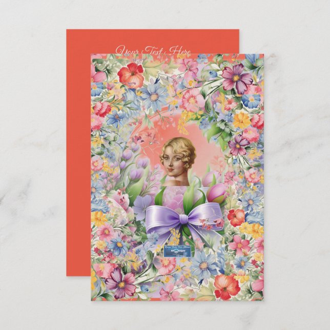 Platta kort 1 Mango(Cameo Garden)RFPMDesigns ©️ 20 (Fram/baksida)