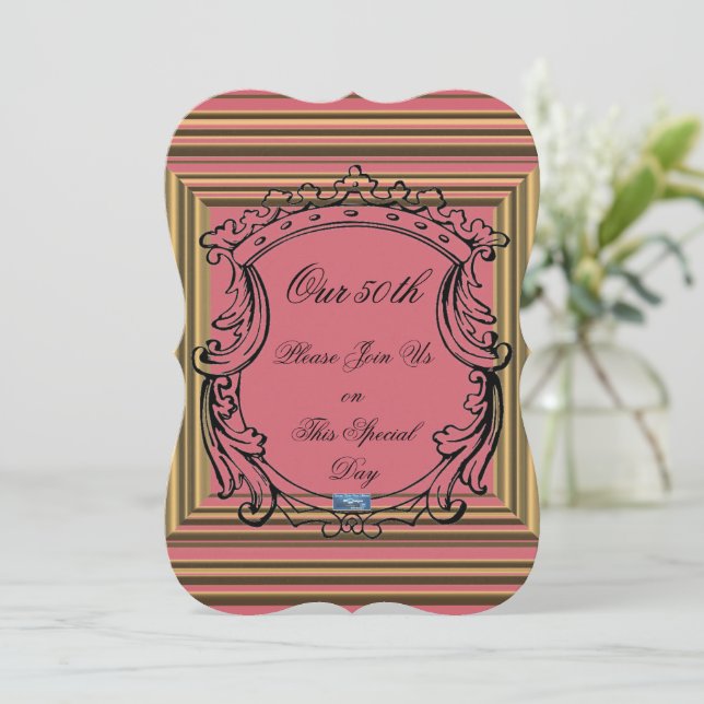 Platta kort 1 Rosa(Guldbrickor)RFPMDesigns2024 (Stående Fram)