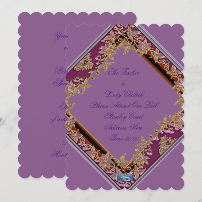 Platta kort 4 Pur(AmethystWreathe)RFPMDesigns ©️ 2 (Fram/baksida)