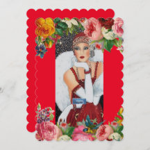 Platta kort 4 Röd(Snö Bird) RFPMDesigns ©️ 2024