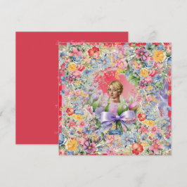 Platta kort 5 Röd(Cameo Garden) RFPMDesigns ©️ 202