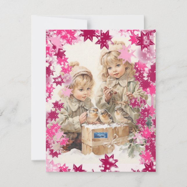 Platta kort 7 (PinkSnowFlakes) RFPMDesigns ©️ 2024 (Framsida)