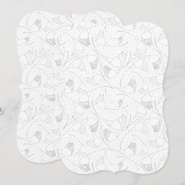 Platta kort & dukningar | Examen & middag (Fram/baksida)