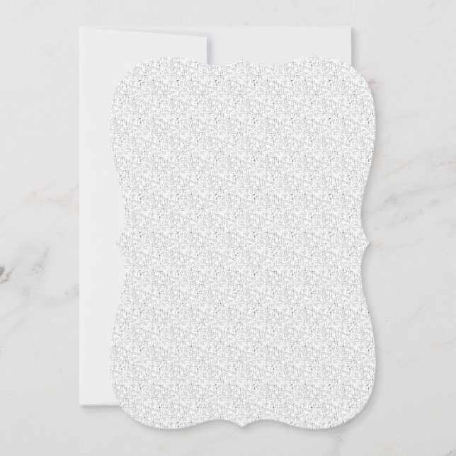 Platta kort | Elegant vågformad brevpapper (Framsida)