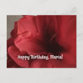 Platta kort för hälsningens födelsedag